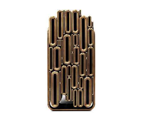 Ellipse Gold‑Schrank
