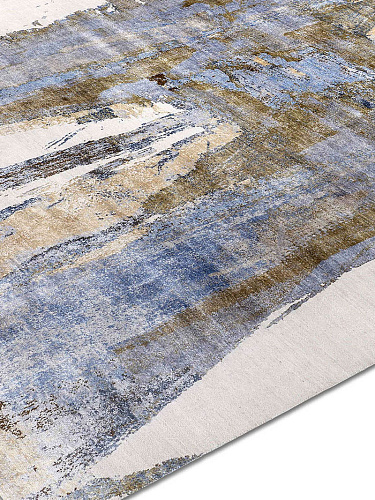 Grey Rust auf Hellgrau Teppich