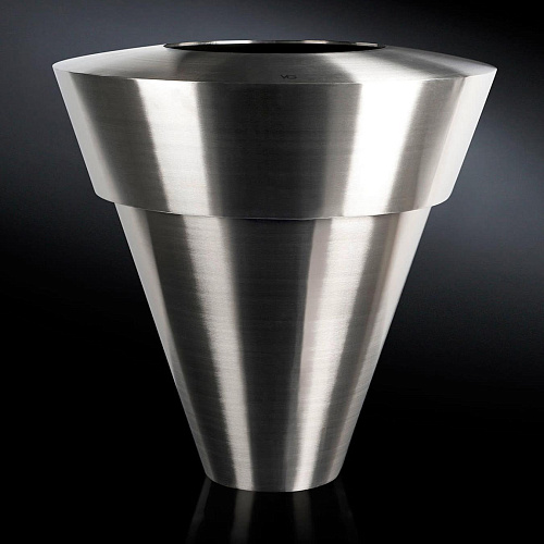 Kleine Vase aus Edelstahl