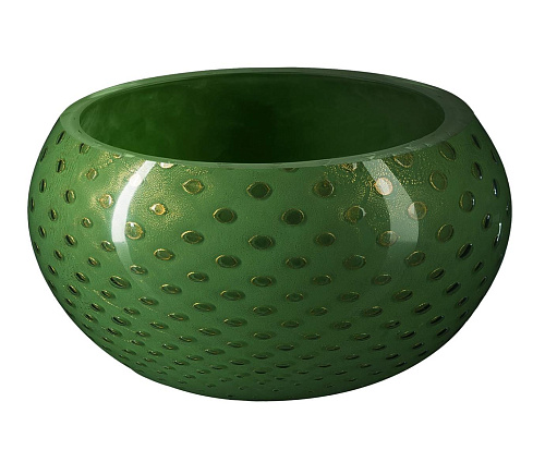 Mocenigo Dark Green Gold Schale