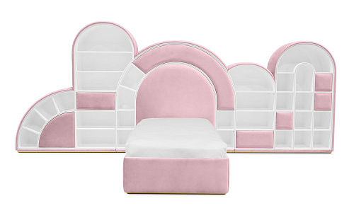 Bubblegum Marshmallow rosa Kinderbett