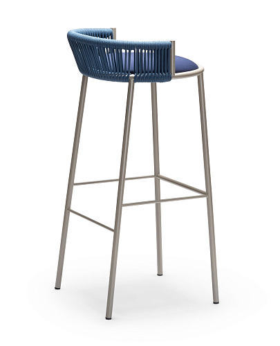 Millie SG-80 Blauer Outdoor-Barhocker