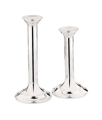 Versilberter Säulen‑Kerzenständer