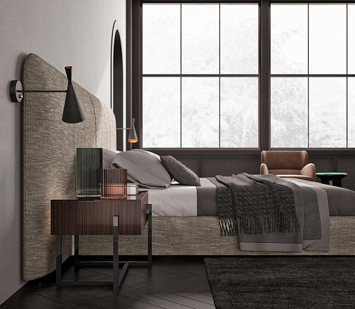 Portland Bett mit hohem Kopfteil