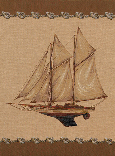 Segelboot Wandteppich