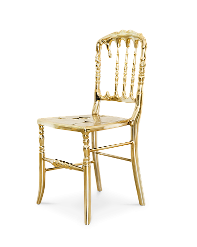 Empyrean Gold‑Akzentstuhl