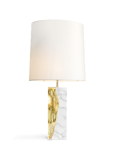 Glacier Carrara‑Tischlampe