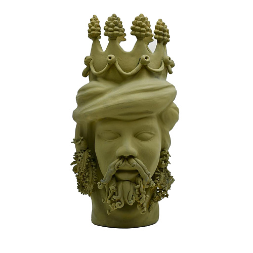 Maure‑Kopf Pistazie‑Skulptur