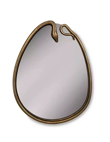 Serpentine Birnen‑Spiegel