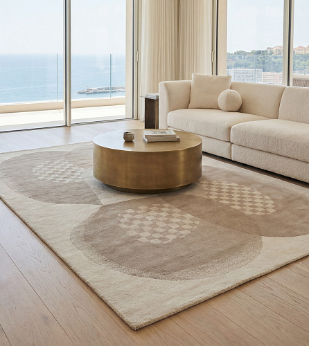 Soft Orbits Taupe Teppich