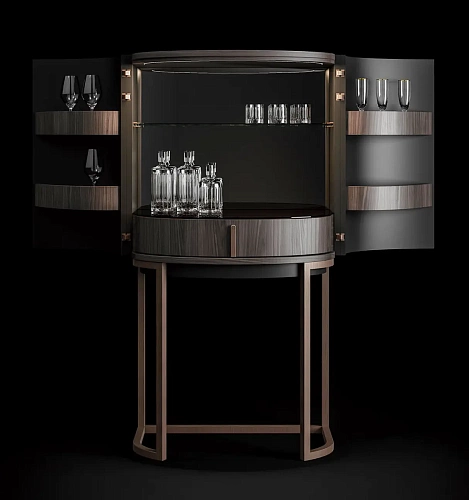 Gekrümmter Barschrank Italien