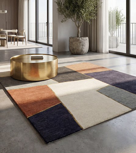 Balanced Facets Teppich