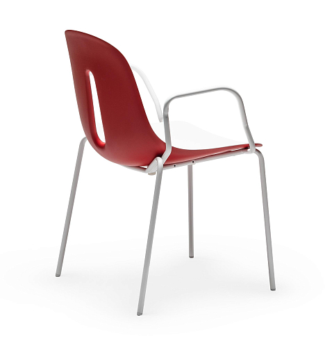 Gotham P Roter Stuhl (2er-Set)