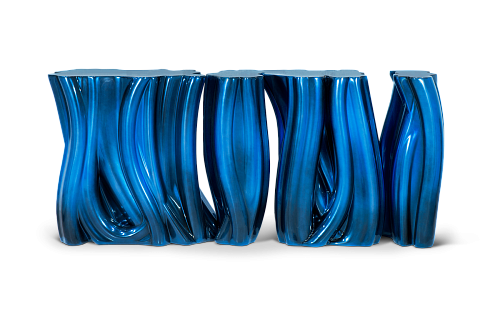 Monochrome Blaues Premium‑Sideboard