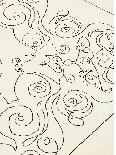 One-Stroke 1/4 Teppich