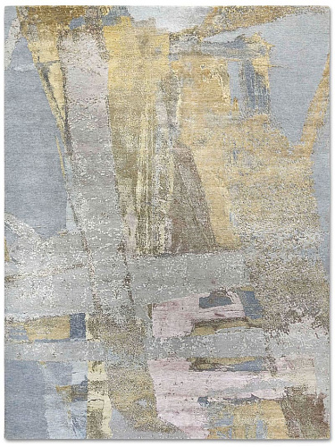 Original auf Hellgrau Teppich