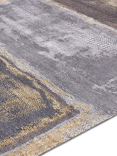 Grass Gold Silver Teppich