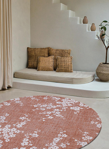 Copper Pink 9371 Runder Teppich