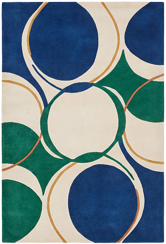 Emerald Orbits Teppich